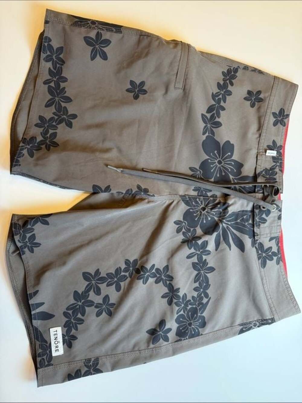 Tenore Solid Classic Board Short in Bark